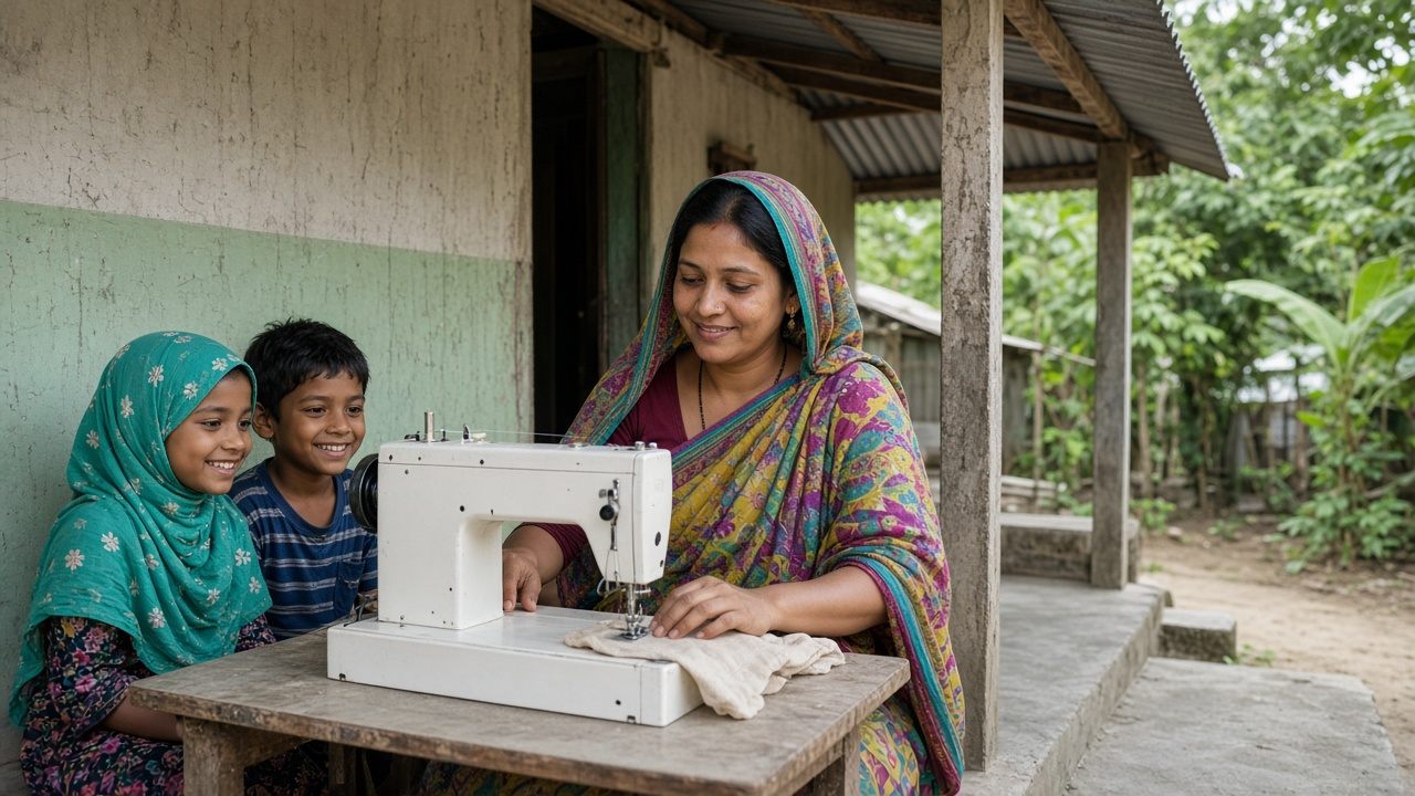 Livelihood support for widows
